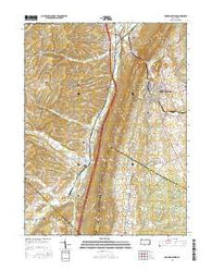 Roaring Spring Pennsylvania Current topographic map, 1:24000 scale, 7.5 X 7.5 Minute, Year 2016