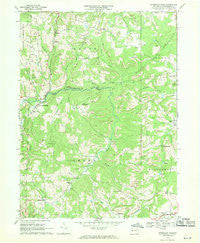 Rochester Mills Pennsylvania Historical topographic map, 1:24000 scale, 7.5 X 7.5 Minute, Year 1968