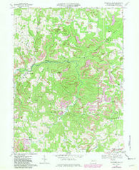 Rochester Mills Pennsylvania Historical topographic map, 1:24000 scale, 7.5 X 7.5 Minute, Year 1968