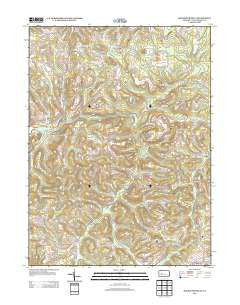 Rochester Mills Pennsylvania Historical topographic map, 1:24000 scale, 7.5 X 7.5 Minute, Year 2013