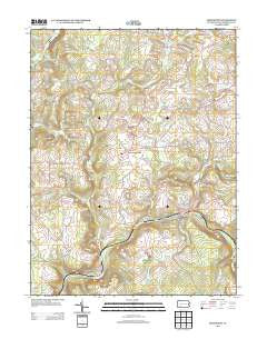 Rockwood Pennsylvania Historical topographic map, 1:24000 scale, 7.5 X 7.5 Minute, Year 2013