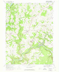 Rockwood Pennsylvania Historical topographic map, 1:24000 scale, 7.5 X 7.5 Minute, Year 1968