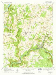Rockwood Pennsylvania Historical topographic map, 1:24000 scale, 7.5 X 7.5 Minute, Year 1968