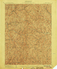 Rogersville Pennsylvania Historical topographic map, 1:62500 scale, 15 X 15 Minute, Year 1905