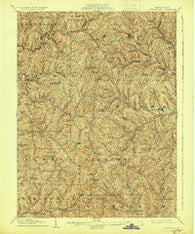 Rogersville Pennsylvania Historical topographic map, 1:62500 scale, 15 X 15 Minute, Year 1905