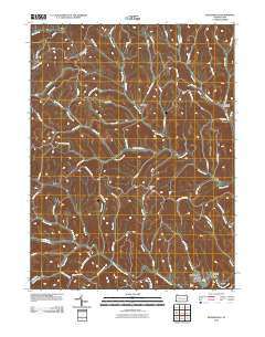 Rogersville Pennsylvania Historical topographic map, 1:24000 scale, 7.5 X 7.5 Minute, Year 2010
