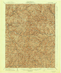 Rogersville Pennsylvania Historical topographic map, 1:62500 scale, 15 X 15 Minute, Year 1905