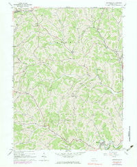 Rogersville Pennsylvania Historical topographic map, 1:24000 scale, 7.5 X 7.5 Minute, Year 1964