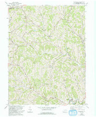 Rogersville Pennsylvania Historical topographic map, 1:24000 scale, 7.5 X 7.5 Minute, Year 1964