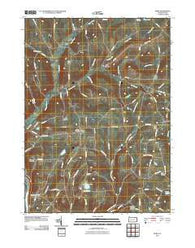 Rome Pennsylvania Historical topographic map, 1:24000 scale, 7.5 X 7.5 Minute, Year 2010