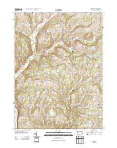 Rome Pennsylvania Historical topographic map, 1:24000 scale, 7.5 X 7.5 Minute, Year 2013