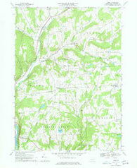 Rome Pennsylvania Historical topographic map, 1:24000 scale, 7.5 X 7.5 Minute, Year 1967