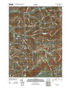 Roseville Pennsylvania Historical topographic map, 1:24000 scale, 7.5 X 7.5 Minute, Year 2010