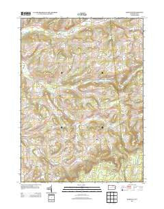 Roseville Pennsylvania Historical topographic map, 1:24000 scale, 7.5 X 7.5 Minute, Year 2013