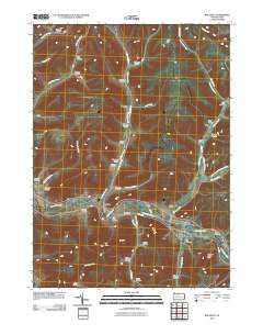 Roulette Pennsylvania Historical topographic map, 1:24000 scale, 7.5 X 7.5 Minute, Year 2010