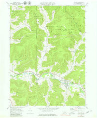 Roulette Pennsylvania Historical topographic map, 1:24000 scale, 7.5 X 7.5 Minute, Year 1969