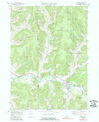 Roulette Pennsylvania Historical topographic map, 1:24000 scale, 7.5 X 7.5 Minute, Year 1969