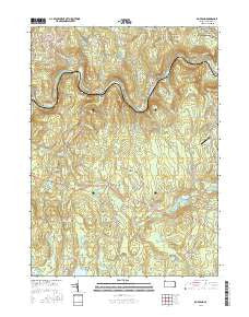 Rowland Pennsylvania Current topographic map, 1:24000 scale, 7.5 X 7.5 Minute, Year 2016