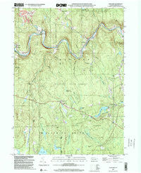 Rowland Pennsylvania Historical topographic map, 1:24000 scale, 7.5 X 7.5 Minute, Year 1999