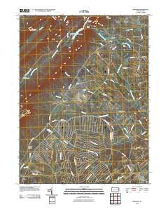 Roxbury Pennsylvania Historical topographic map, 1:24000 scale, 7.5 X 7.5 Minute, Year 2010