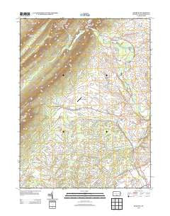 Roxbury Pennsylvania Historical topographic map, 1:24000 scale, 7.5 X 7.5 Minute, Year 2013