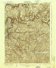 Rural Valley Pennsylvania Historical topographic map, 1:62500 scale, 15 X 15 Minute, Year 1903