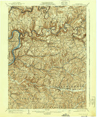 Rural Valley Pennsylvania Historical topographic map, 1:62500 scale, 15 X 15 Minute, Year 1903