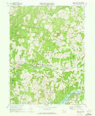 Rural Valley Pennsylvania Historical topographic map, 1:24000 scale, 7.5 X 7.5 Minute, Year 1969