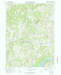 Rural Valley Pennsylvania Historical topographic map, 1:24000 scale, 7.5 X 7.5 Minute, Year 1969