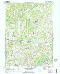 Rural Valley Pennsylvania Historical topographic map, 1:24000 scale, 7.5 X 7.5 Minute, Year 1969