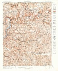 Rural Valley Pennsylvania Historical topographic map, 1:62500 scale, 15 X 15 Minute, Year 1903
