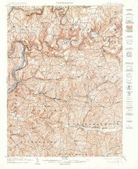 Rural Valley Pennsylvania Historical topographic map, 1:62500 scale, 15 X 15 Minute, Year 1903