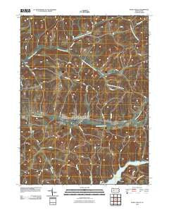 Rural Valley Pennsylvania Historical topographic map, 1:24000 scale, 7.5 X 7.5 Minute, Year 2010