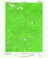 Russell City Pennsylvania Historical topographic map, 1:24000 scale, 7.5 X 7.5 Minute, Year 1966