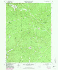 Russell City Pennsylvania Historical topographic map, 1:24000 scale, 7.5 X 7.5 Minute, Year 1966