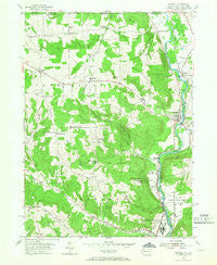Russell Pennsylvania Historical topographic map, 1:24000 scale, 7.5 X 7.5 Minute, Year 1954
