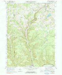 Sabinsville Pennsylvania Historical topographic map, 1:24000 scale, 7.5 X 7.5 Minute, Year 1969