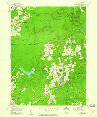 Sabula Pennsylvania Historical topographic map, 1:24000 scale, 7.5 X 7.5 Minute, Year 1959