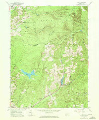 Sabula Pennsylvania Historical topographic map, 1:24000 scale, 7.5 X 7.5 Minute, Year 1959