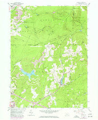 Sabula Pennsylvania Historical topographic map, 1:24000 scale, 7.5 X 7.5 Minute, Year 1959