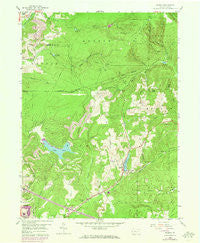 Sabula Pennsylvania Historical topographic map, 1:24000 scale, 7.5 X 7.5 Minute, Year 1959