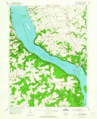 Safe Harbor Pennsylvania Historical topographic map, 1:24000 scale, 7.5 X 7.5 Minute, Year 1955