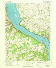 Safe Harbor Pennsylvania Historical topographic map, 1:24000 scale, 7.5 X 7.5 Minute, Year 1955