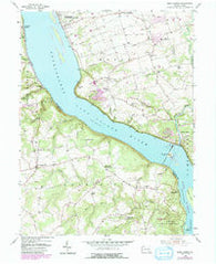 Safe Harbor Pennsylvania Historical topographic map, 1:24000 scale, 7.5 X 7.5 Minute, Year 1955