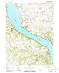 Safe Harbor Pennsylvania Historical topographic map, 1:24000 scale, 7.5 X 7.5 Minute, Year 1955