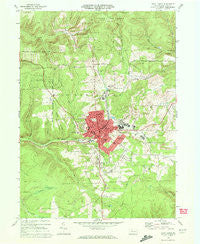 Saint Marys Pennsylvania Historical topographic map, 1:24000 scale, 7.5 X 7.5 Minute, Year 1969