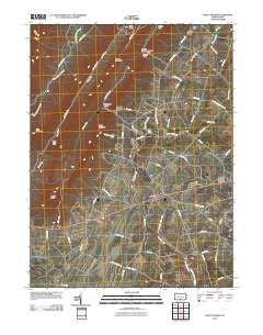 Saint Thomas Pennsylvania Historical topographic map, 1:24000 scale, 7.5 X 7.5 Minute, Year 2010