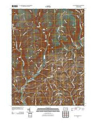 Salladasburg Pennsylvania Historical topographic map, 1:24000 scale, 7.5 X 7.5 Minute, Year 2010