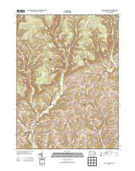 Salladasburg Pennsylvania Historical topographic map, 1:24000 scale, 7.5 X 7.5 Minute, Year 2013