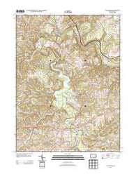 Saltsburg Pennsylvania Historical topographic map, 1:24000 scale, 7.5 X 7.5 Minute, Year 2013